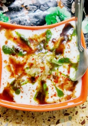 A picture of Dahi bade(vade).