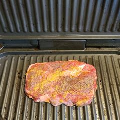 A picture of George Foreman Grill Cumin Lamb Steak.