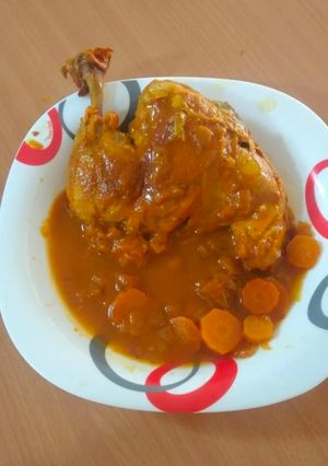عکسی از دستور خورش مرغ فوری
