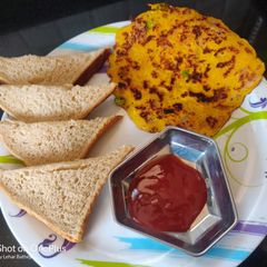 A picture of Besan chilla.