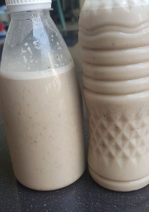 Foto resep Oatmilk vanilla oreo sugar free, tinggi protein
