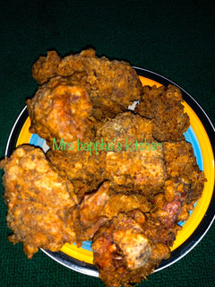 A picture of Homemade cripsy chicken.