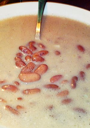 Egyszerű édes savanyú tarkabableves recept fotója