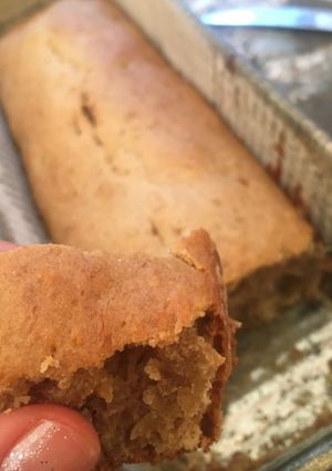 Una foto de Budín de banana y naranja integral