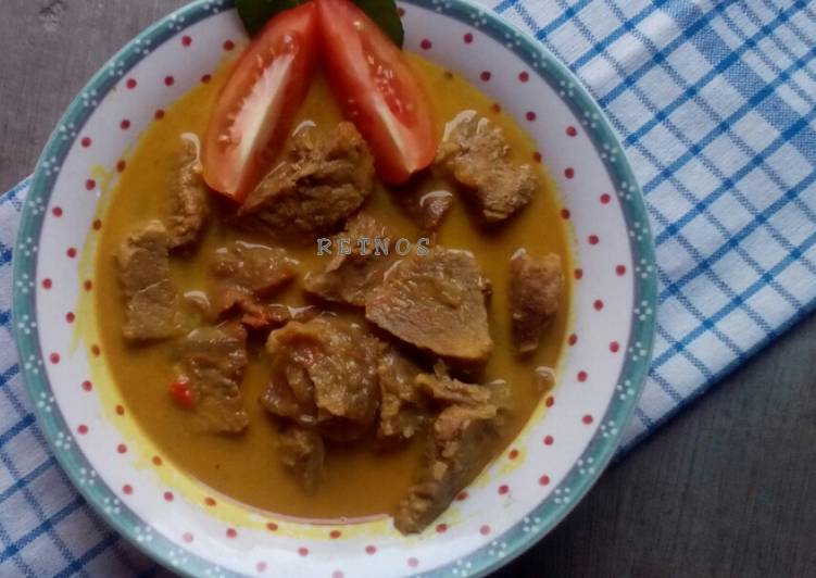 Gulai daging (praktis)