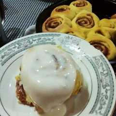 A picture of Cinnamon Roll tanpa cream cheese.