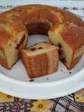 Bolo de fubá com goiabada