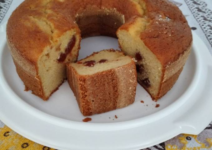 Bolo de fubá com goiabada – Flamboesa