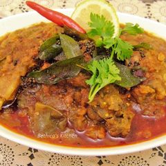 A picture of Mutton Dalcha - Hyderabadi style.