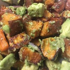 A picture of Vegan Sweet Potato Salad.