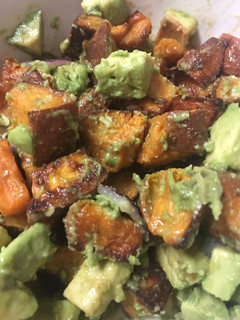 A picture of Vegan Sweet Potato Salad.