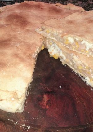 Una foto de Tarta de atún y choclo