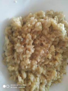 Una foto de Rissoto de arroz con setas y queso