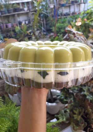 Foto resep Puding alpukat 3 lapis (full susu)