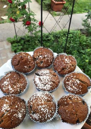 Fehér csokis áfonyás muffin ✨ recept fotója