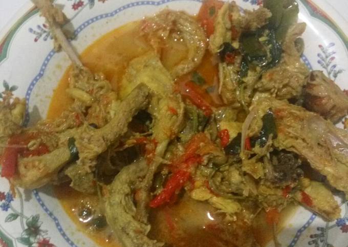 Burung puyuh masak pedes