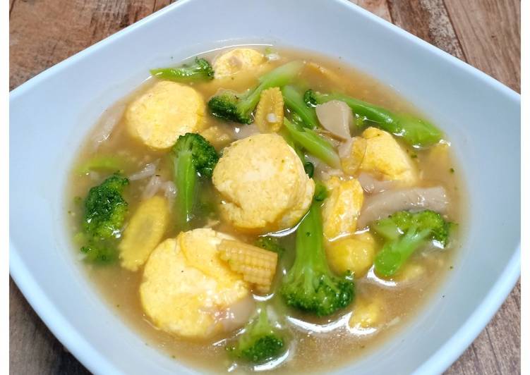 Cah Brokoli Tofu Saus Tiram