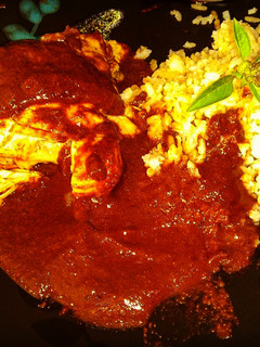 Una foto de Mole poblano