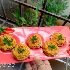 Cheese Carrot Canapes A picture of Cheese Carrot Canapes.