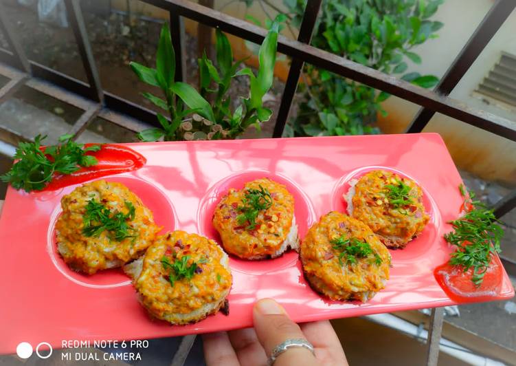 easy recipe for Cheese Carrot Canapes | how long to fry Cheese Carrot Canapes