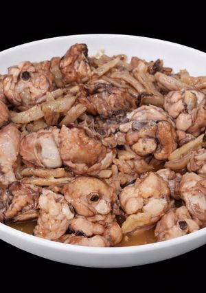 Hình của món SP.0079 - Gà Xào Gừng & Mật Ong.