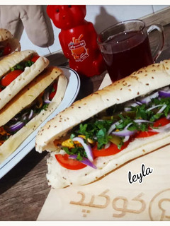 عکسی از دستور ساندویچ پیک نیکی (ساندویچ مرغ)
