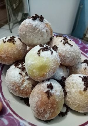 Foto resep Bola bola salju manis