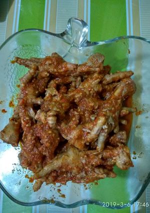 Foto resep Ceker mercon cabai jawa