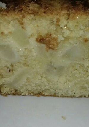 Una foto de Budín de pera