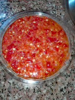 صورة لوصفة هريسه حاره 🌶🌶
