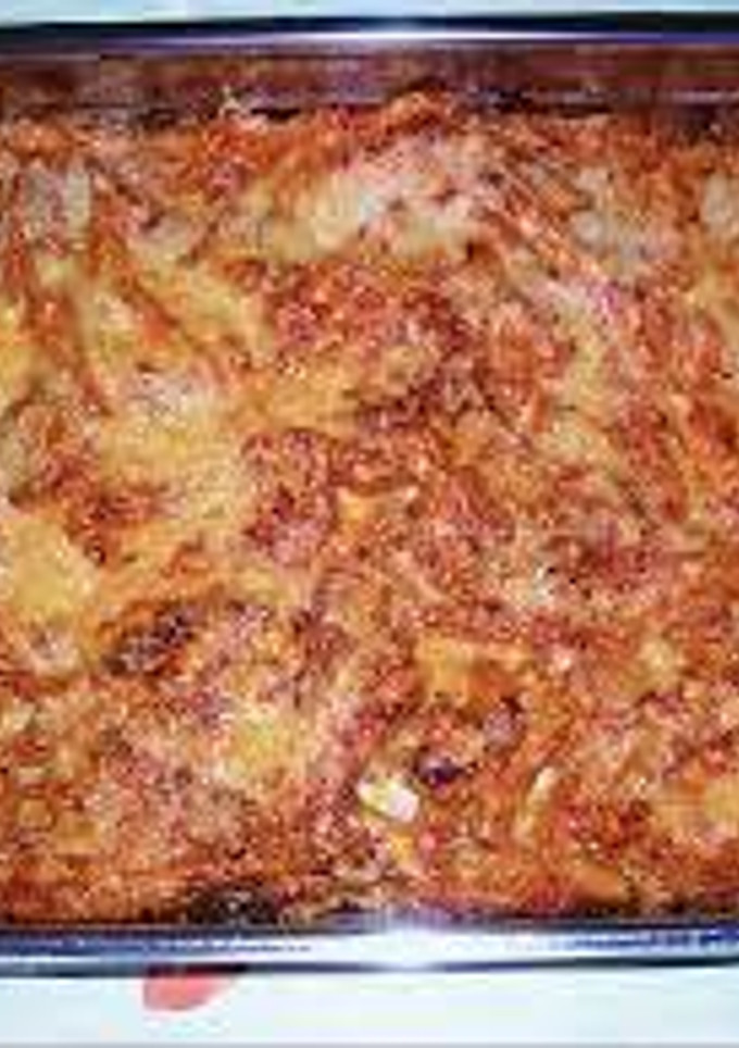 Una foto de Macarrones gratinados en horno o microondas!