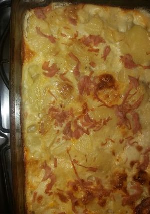Una foto de Papas a la crema