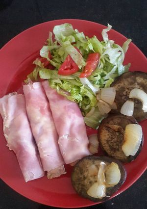 Una foto de Rollitos de Pollo a la york