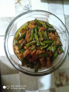 Foto resep Tumis kacang panjang, tempe