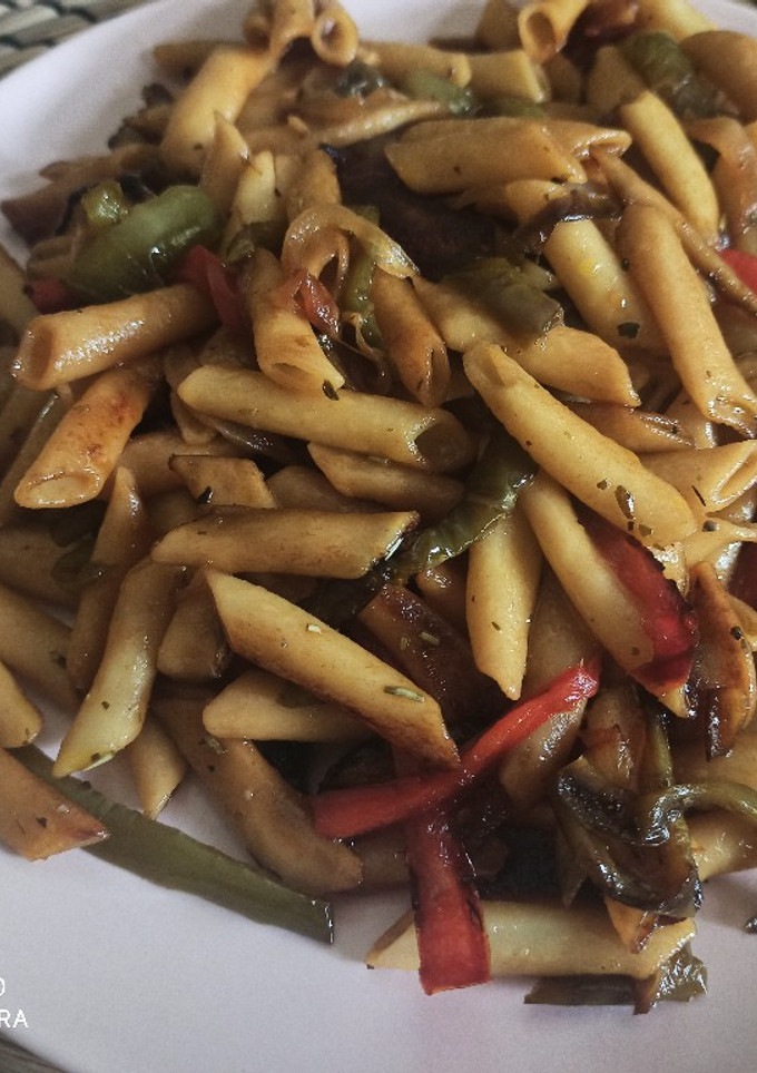 Una foto de Wok de verduras