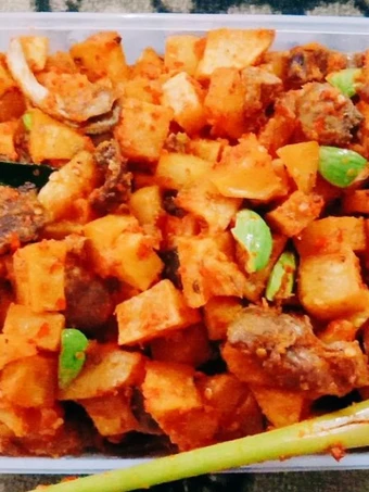 Cara Mudah Menyiapkan Resep 127. Sambal Goreng Kentang Ati yang Menggugah Selera Anti Ribet, Lezat Sekali