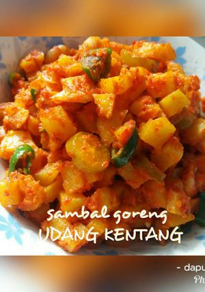 Foto resep Sambel goreng Udang Kentang