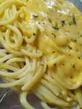 Spaghetti con salsa de calabaza