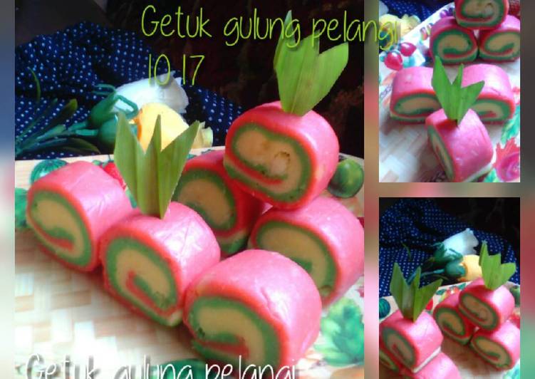 Getuk gulung pelangi#Cookpad peduli kanker payudara#