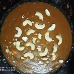 Cashew wheat halwa A picture of Cashew wheat halwa.