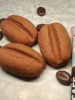 صورة لوصفة بيسكويت على شكل حبات قهوة ☕