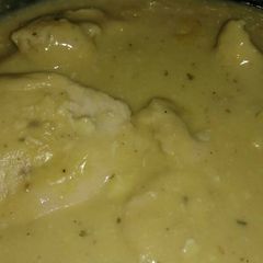 A picture of Creamy Ranch Slow Cooker Chicken.