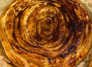 Foto principal de Rosca de plátano y Nutella en airfryer