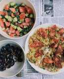 Trứng rán xúc xích