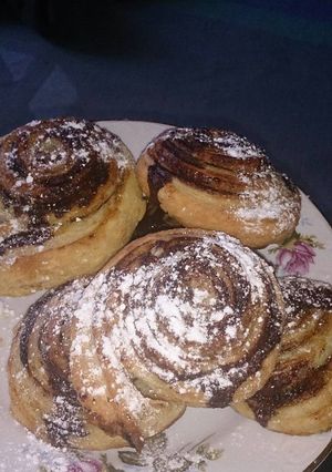 Kakaós csiga recept fotója