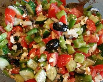 The New Way Cooking Recipe Greek Salad Most Delicious