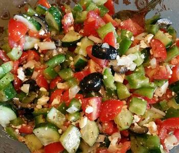 Popular Cuisine Greek Salad Delicious Perfect