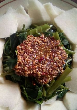 Foto resep Rujak Kangkung simple