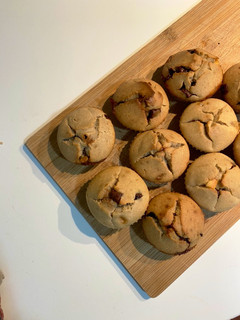 Foto principal de Cupcakes de plátano con chips de chocolate