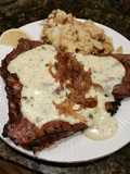 Brad's grilled t-bone w/ lemon dill bernaise sauce